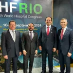 Delegacao celebra chegada do IHF Rio