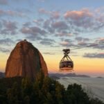 Cable car to Sugarloaf mountain in Rio de Janeiro